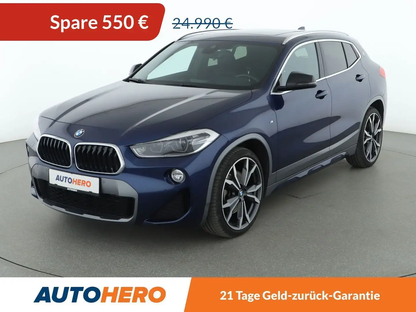 BMW X2 xDrive 20d M Sport X Aut.*NAVI*LED*ACC*PANO*H&K* Blu/Azzurro - 1