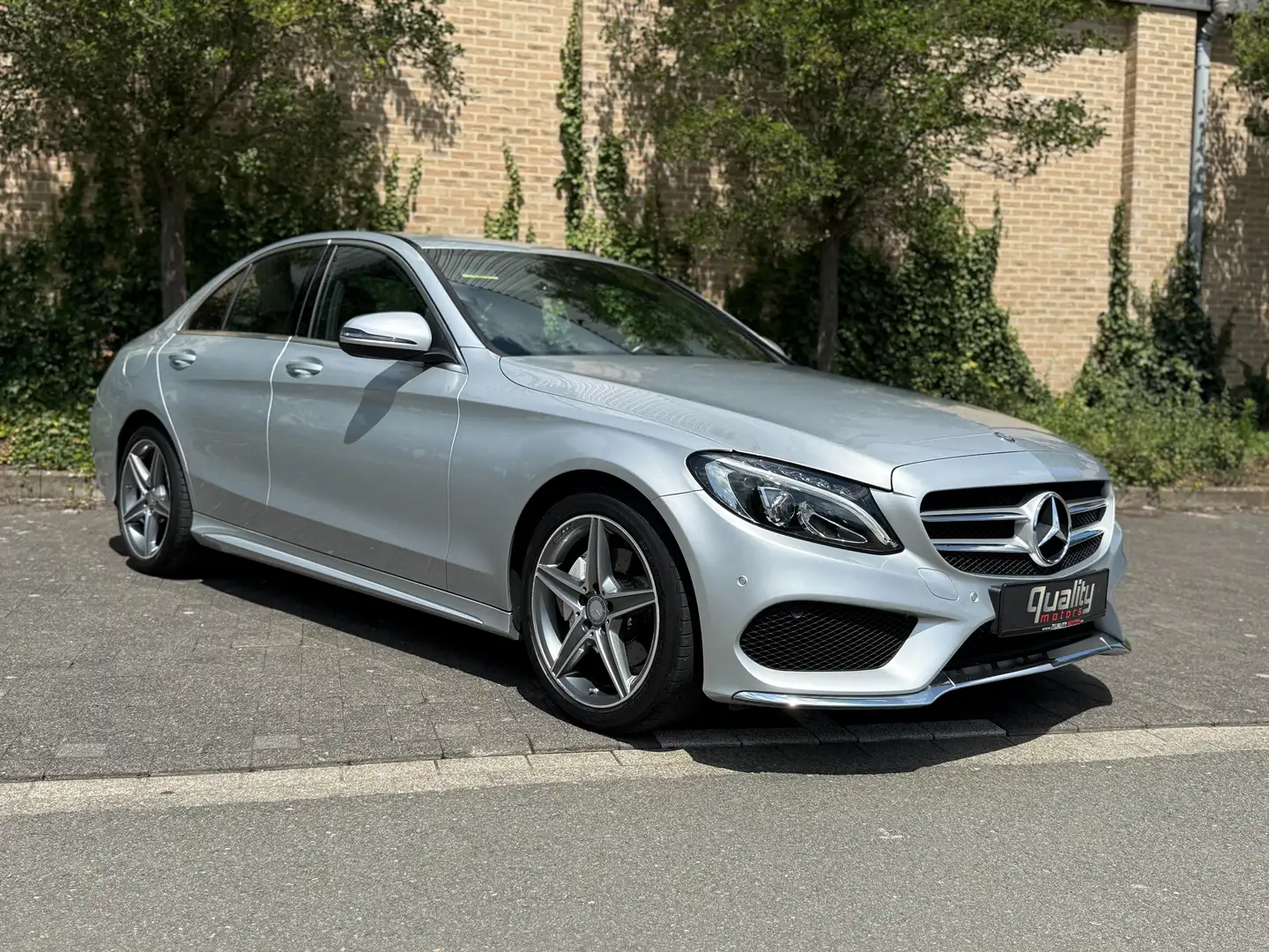 Mercedes-Benz C 180 C 180 9G-TRONIC AMG LINE - LEDER - CAMERA Argent - 2