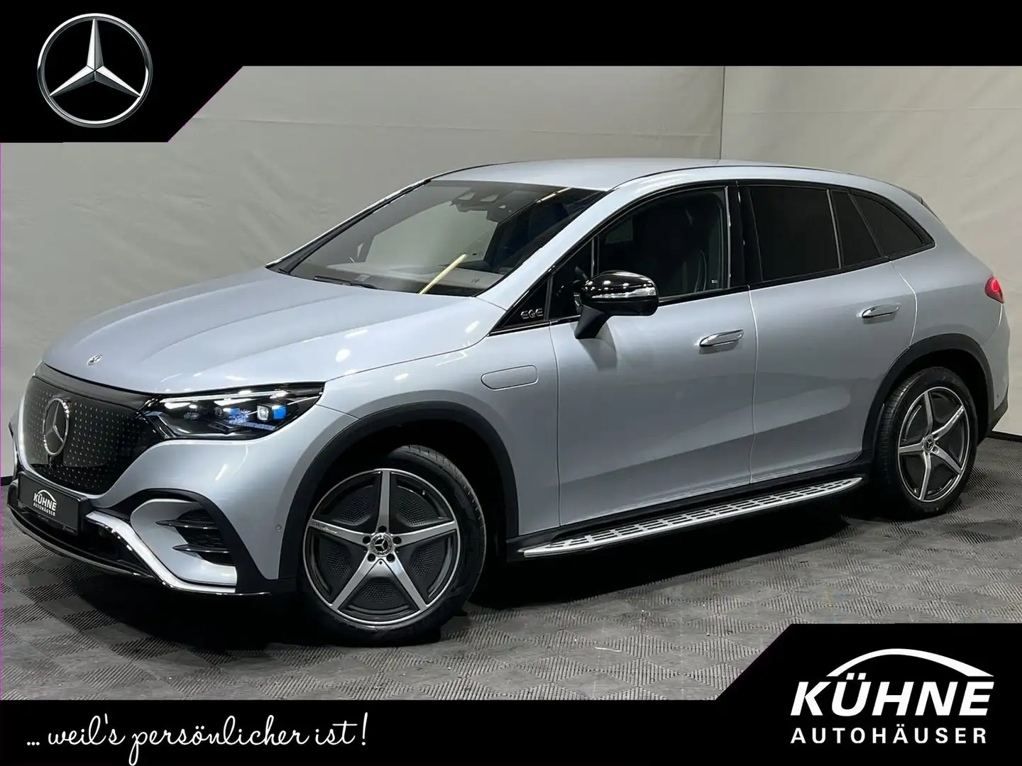 Mercedes-Benz EQE SUV EQE 350+ AMG Premium Night ENERGIZING+10°HA Silber - 1