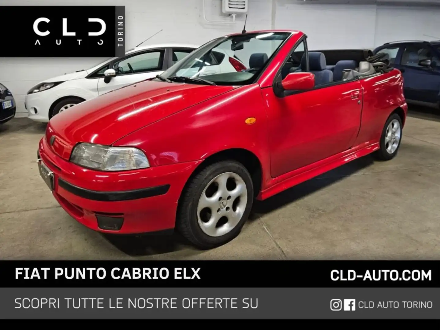 Fiat Punto 1ª serie 85 16V cat Cabrio ELX Rosso - 1