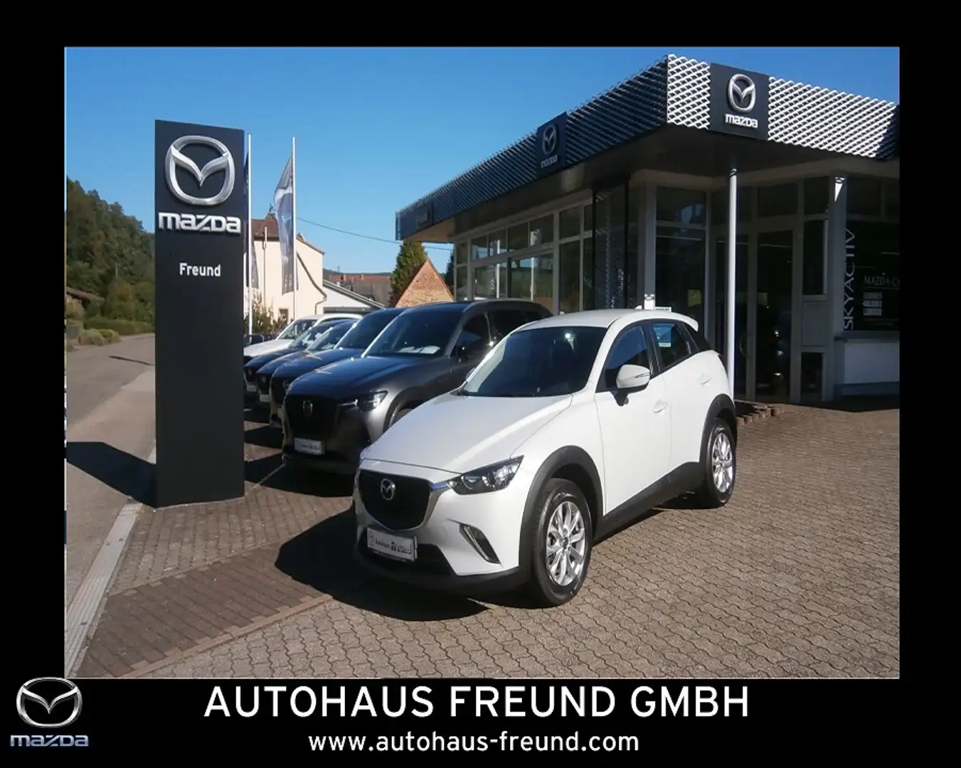 Mazda CX-3 SKYACTIV-G 120 FWD 88 kW (120 PS) Prime-Line Bílá - 1