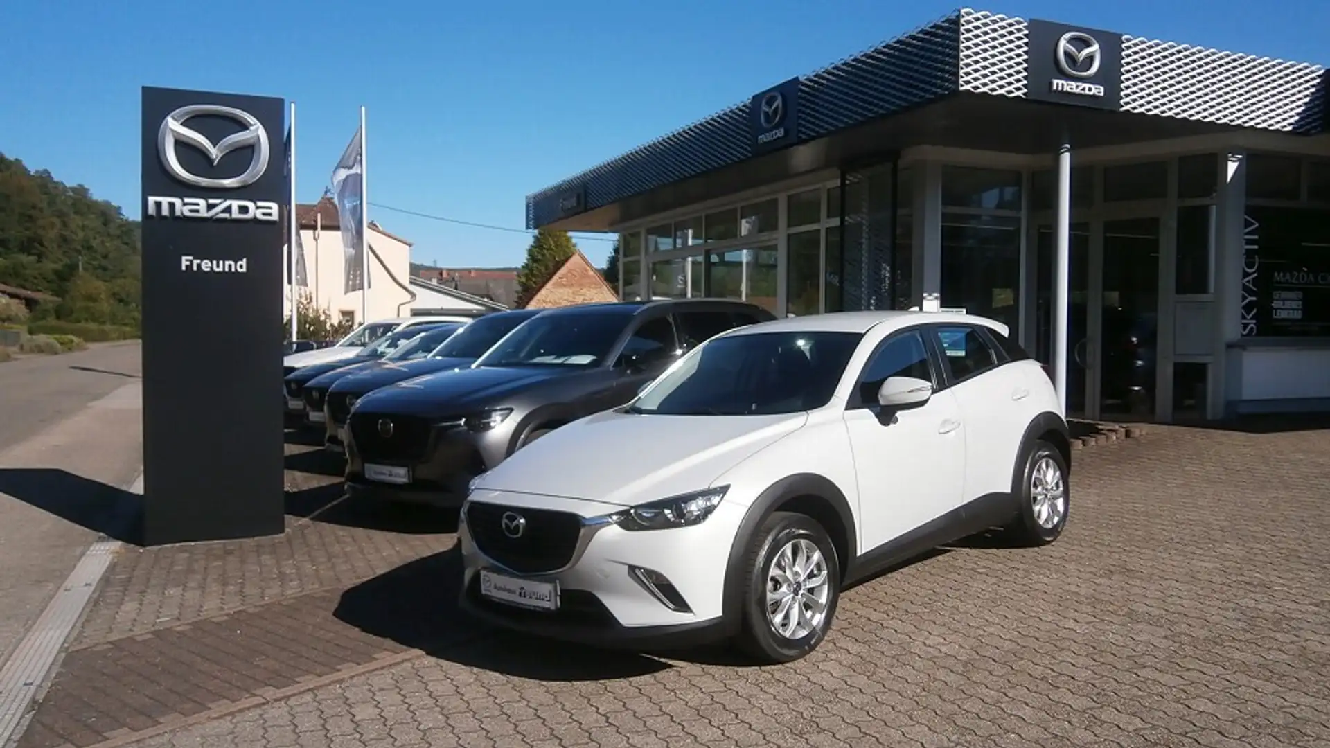 Mazda CX-3 SKYACTIV-G 120 FWD 88 kW (120 PS) Prime-Line Blanc - 2