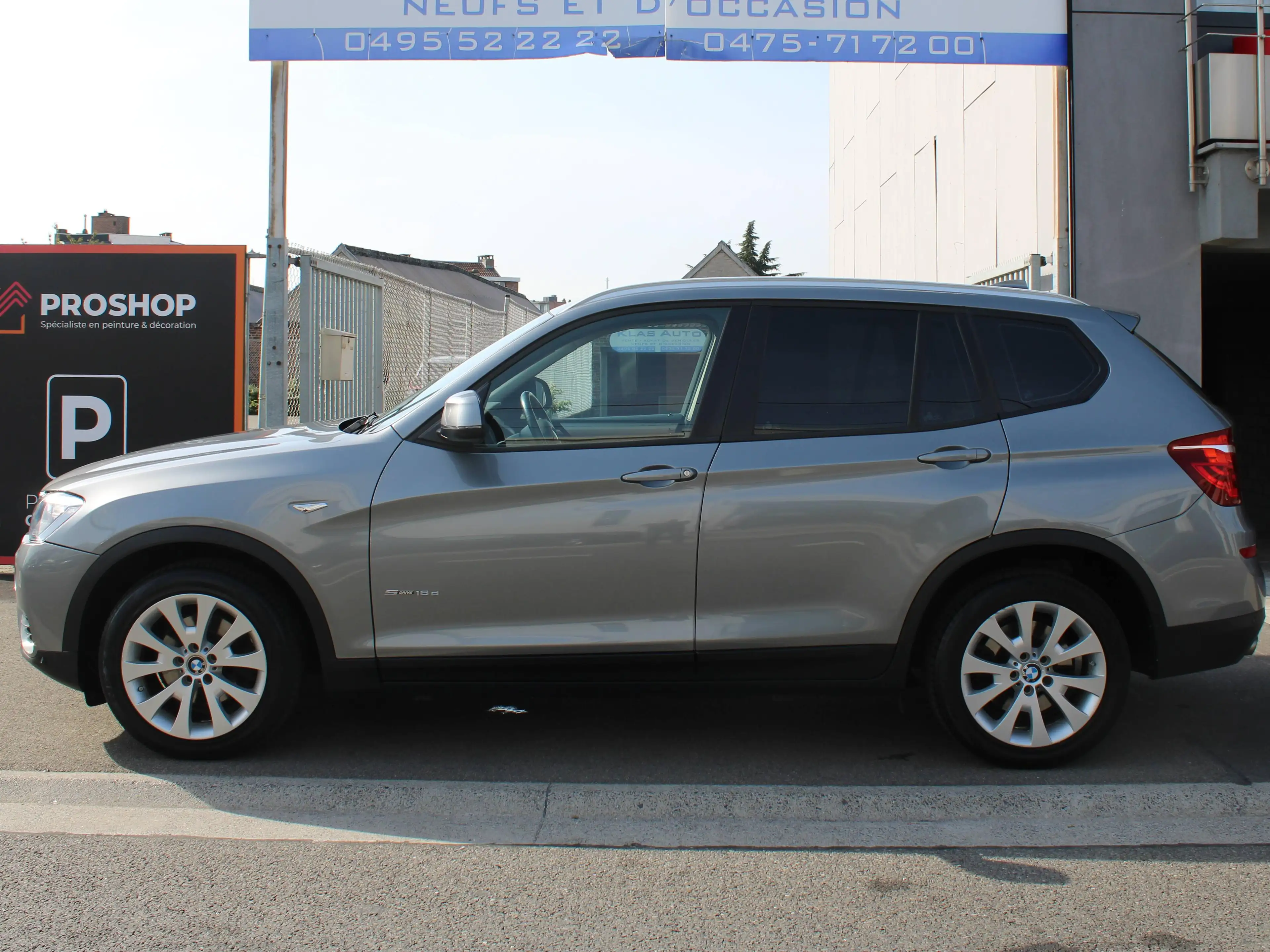 BMW X3 2.0 dA+BOÎTE AUTO+CUIR+TOIT PANO //EURO 6b// — photo 9