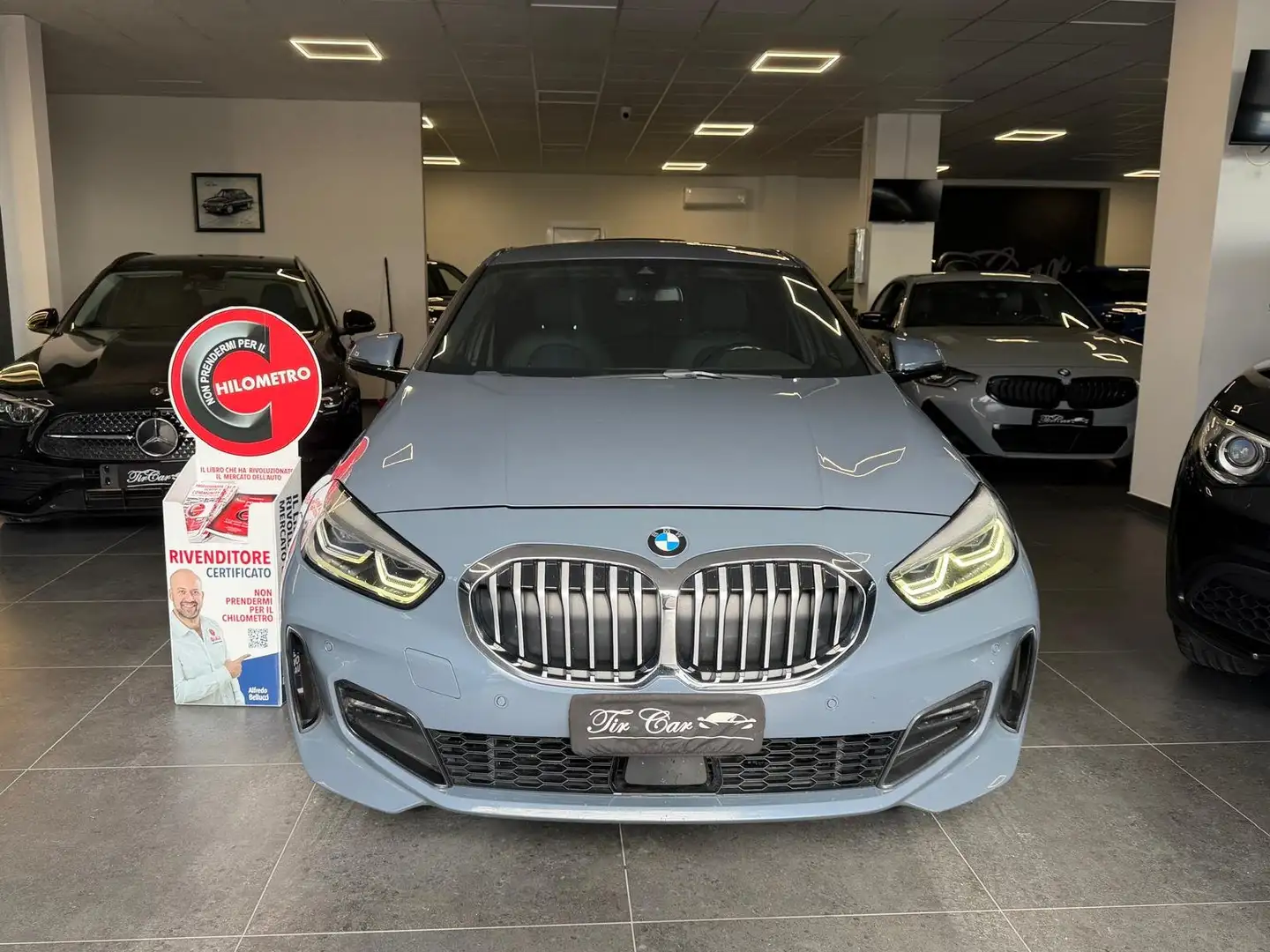 BMW 118 Serie 1 F40 118d Msport auto Grigio - 2
