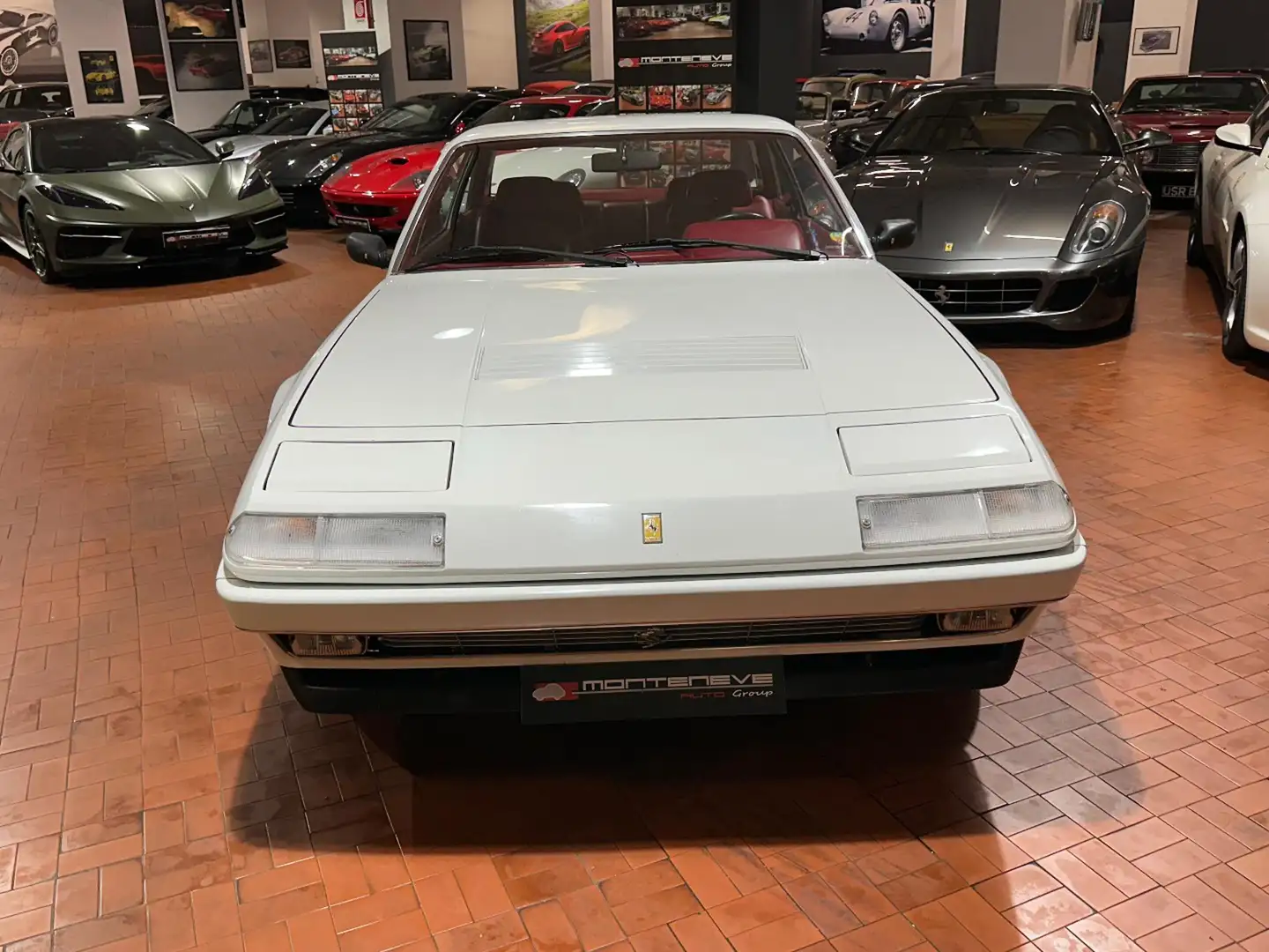 Ferrari 412 V12 340CV CAMBIO MANUALE PELLE ROSSA Blanco - 2