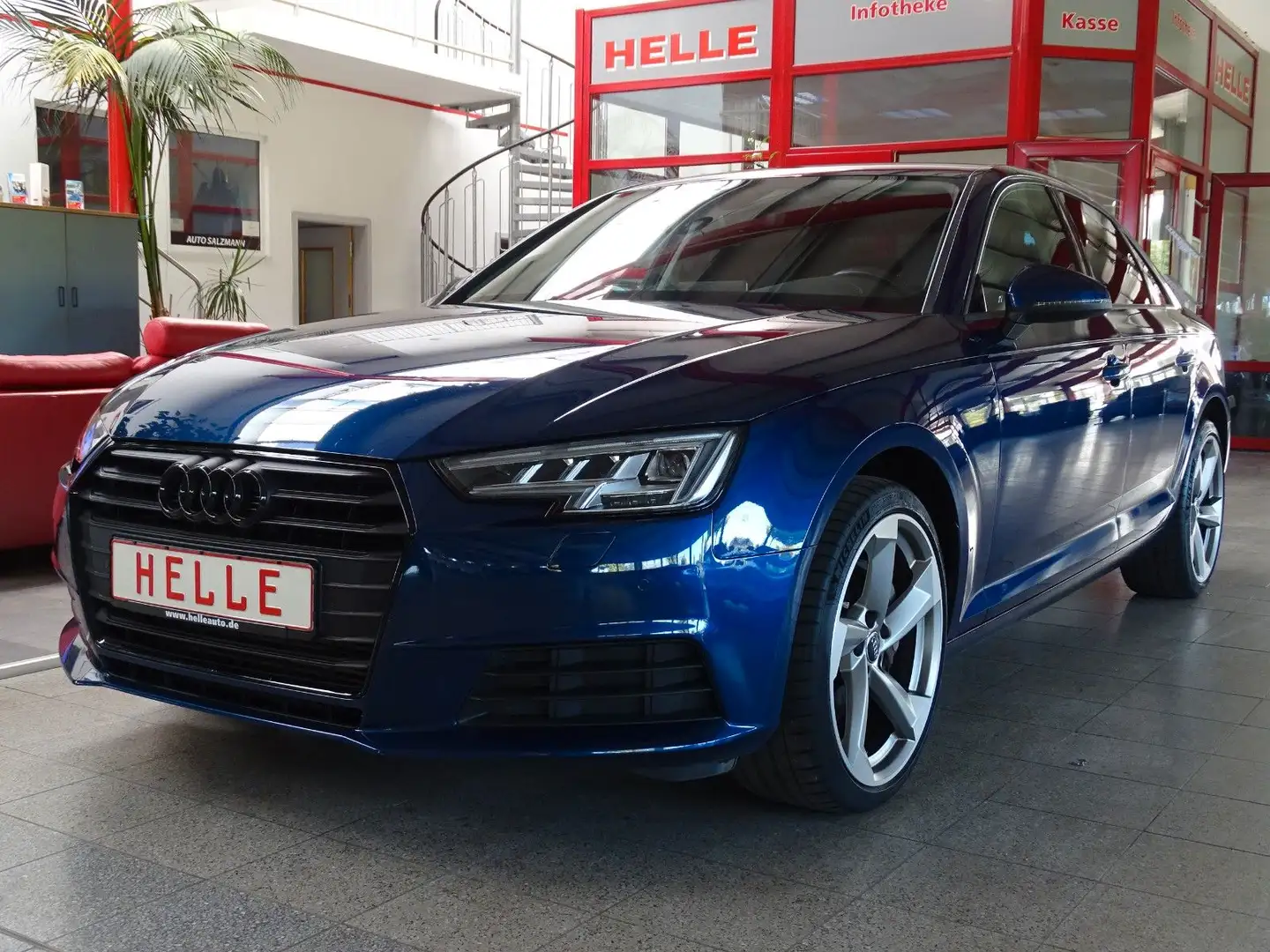 Audi A4 3.0 TDI*MATRIX+GARANTIE+VIRTUAL+SHZ Blau - 1