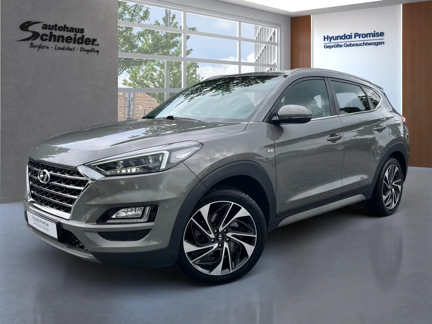 Hyundai TUCSON 2.0 CRDi 48V 7DCT 4WD STYLE  AHK/NAVI/LED/SHZ/DAB/ Gris - 1