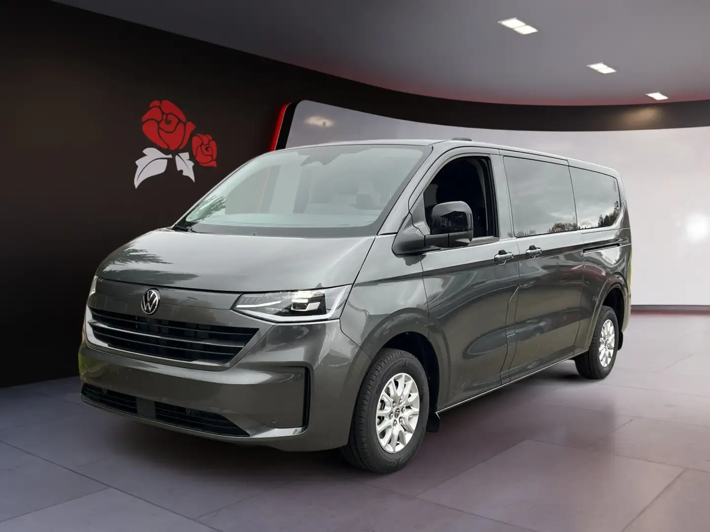 Volkswagen T7 Caravelle LR 2,0 TDI DSG 9-Stz Life AHK 360° Grau - 2