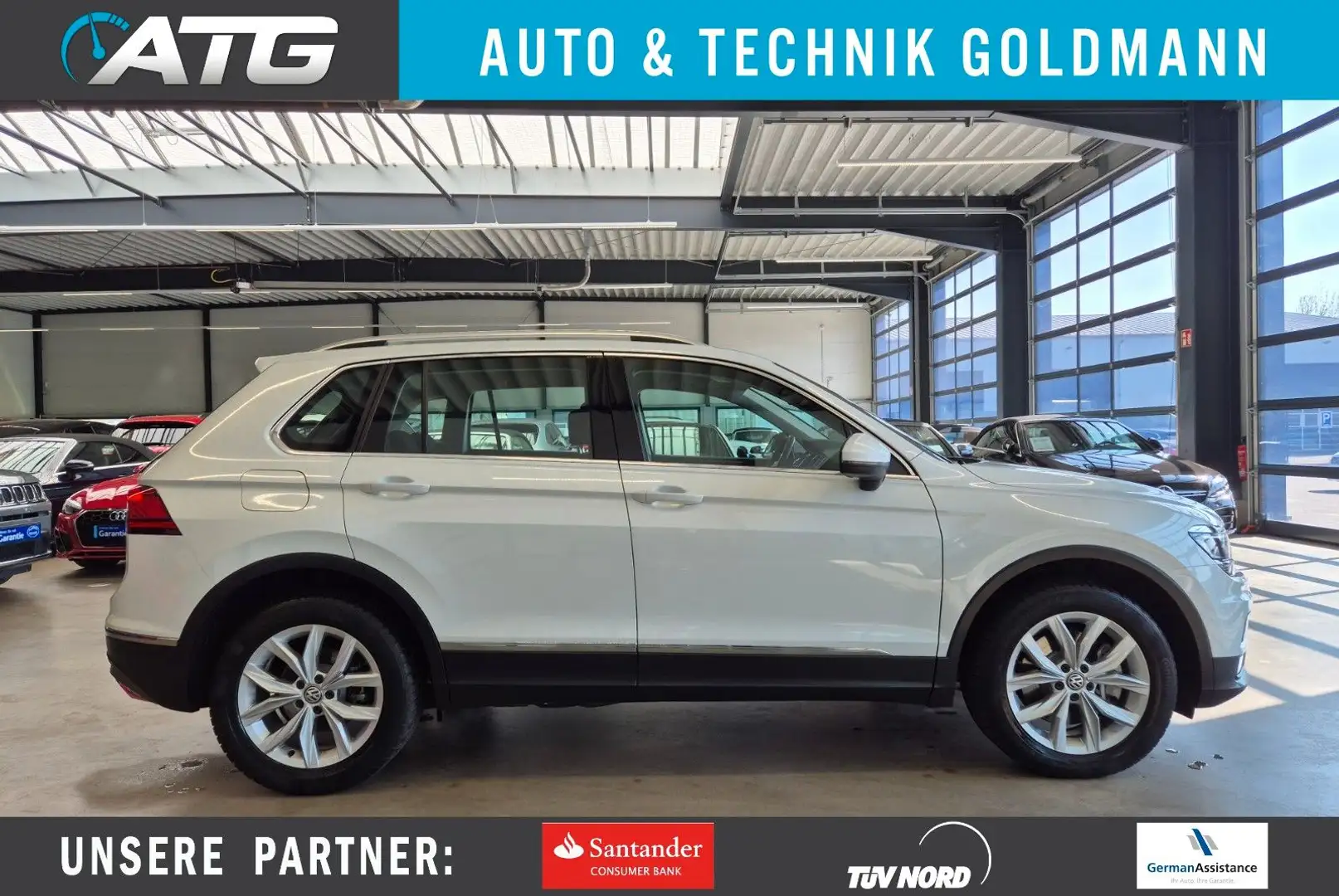 Volkswagen Tiguan TIGUAN 2.0 TSI HIGHLINE 4M NAVI SHZ PDC AHK ACC Weiß - 1