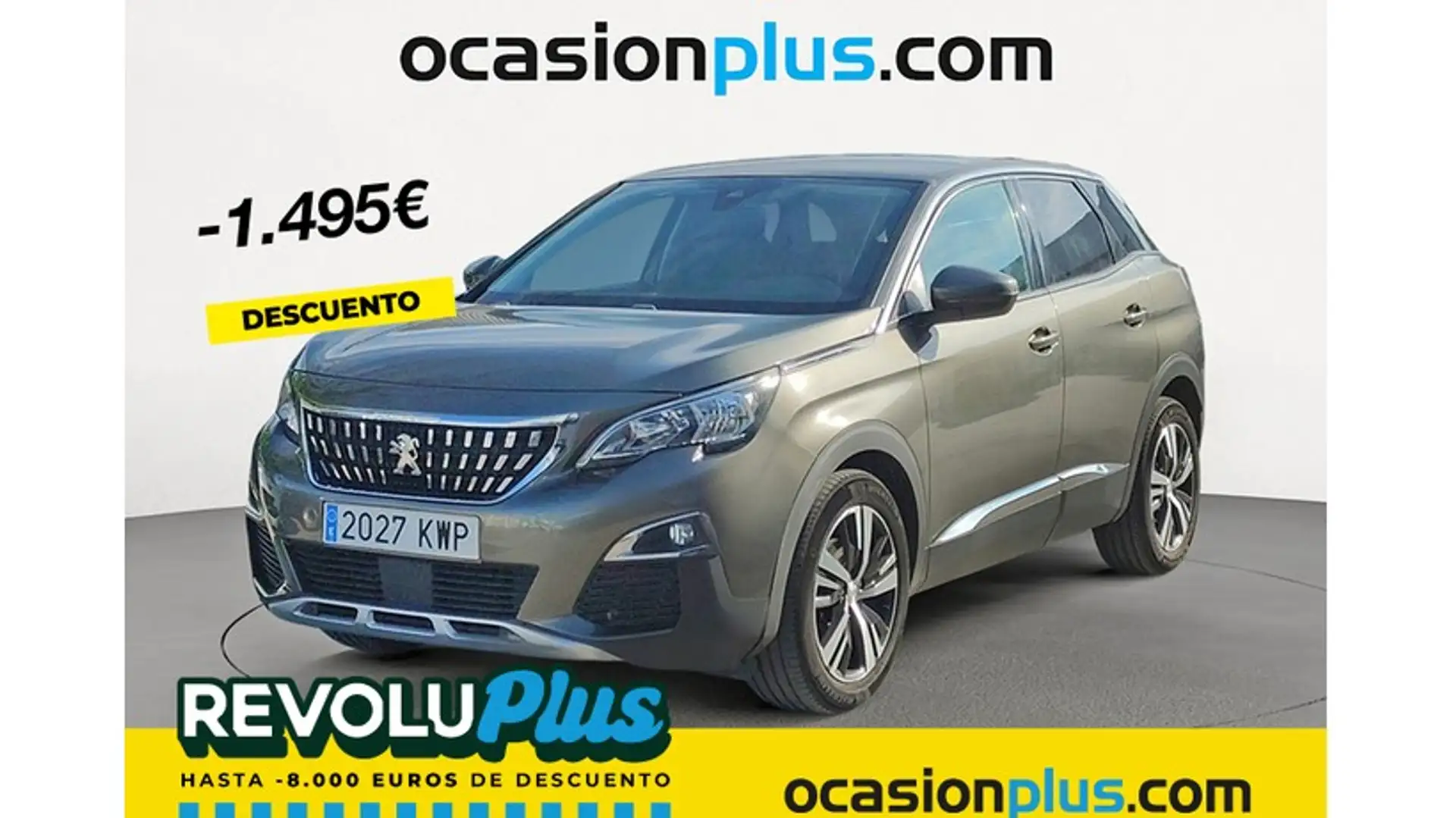 Peugeot 3008 1.6 BlueHDi Allure EAT6 120 Gris - 1