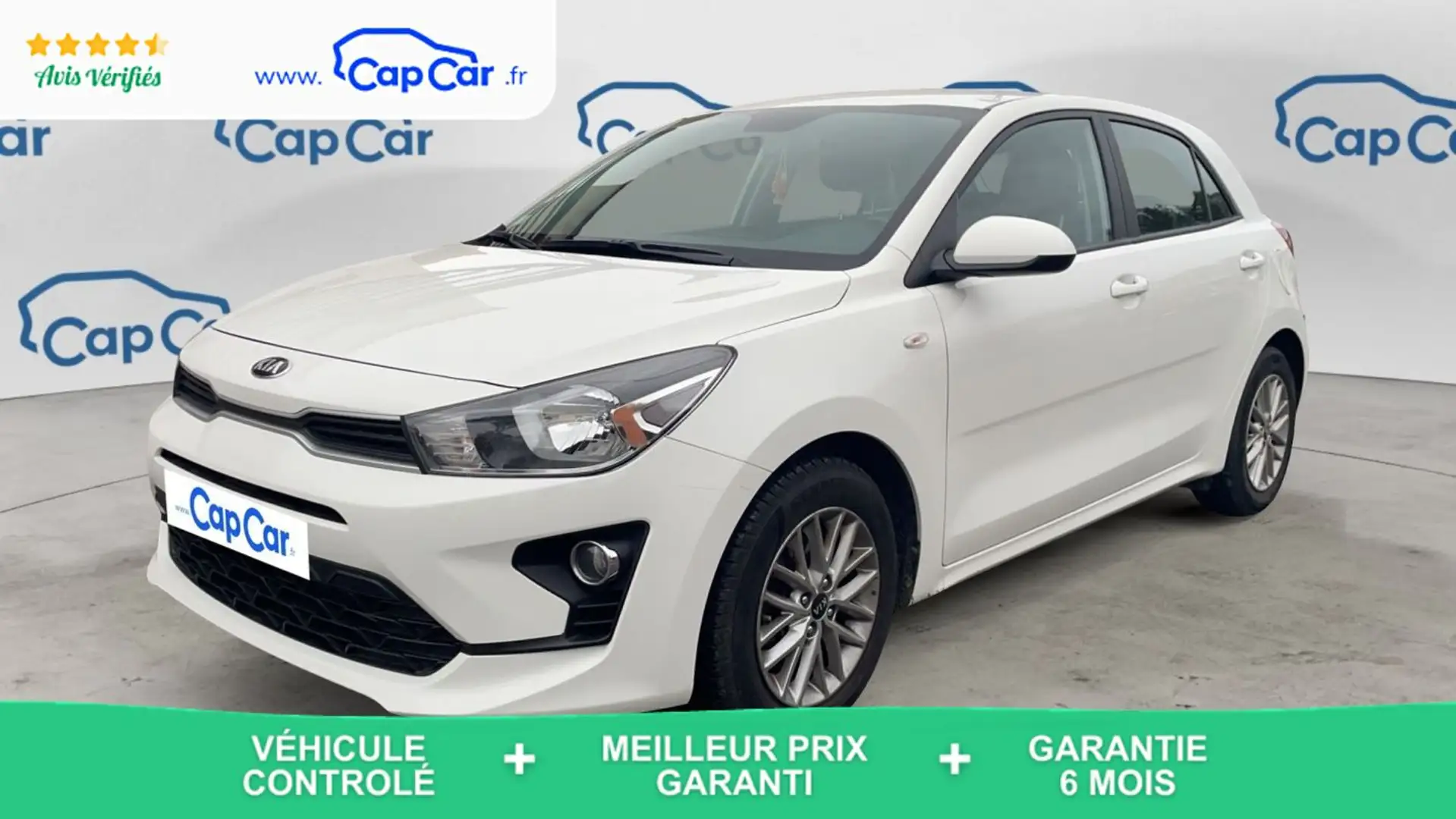 Kia Rio IV 1.2 i-CVVT 84 Motion Blanc - 1