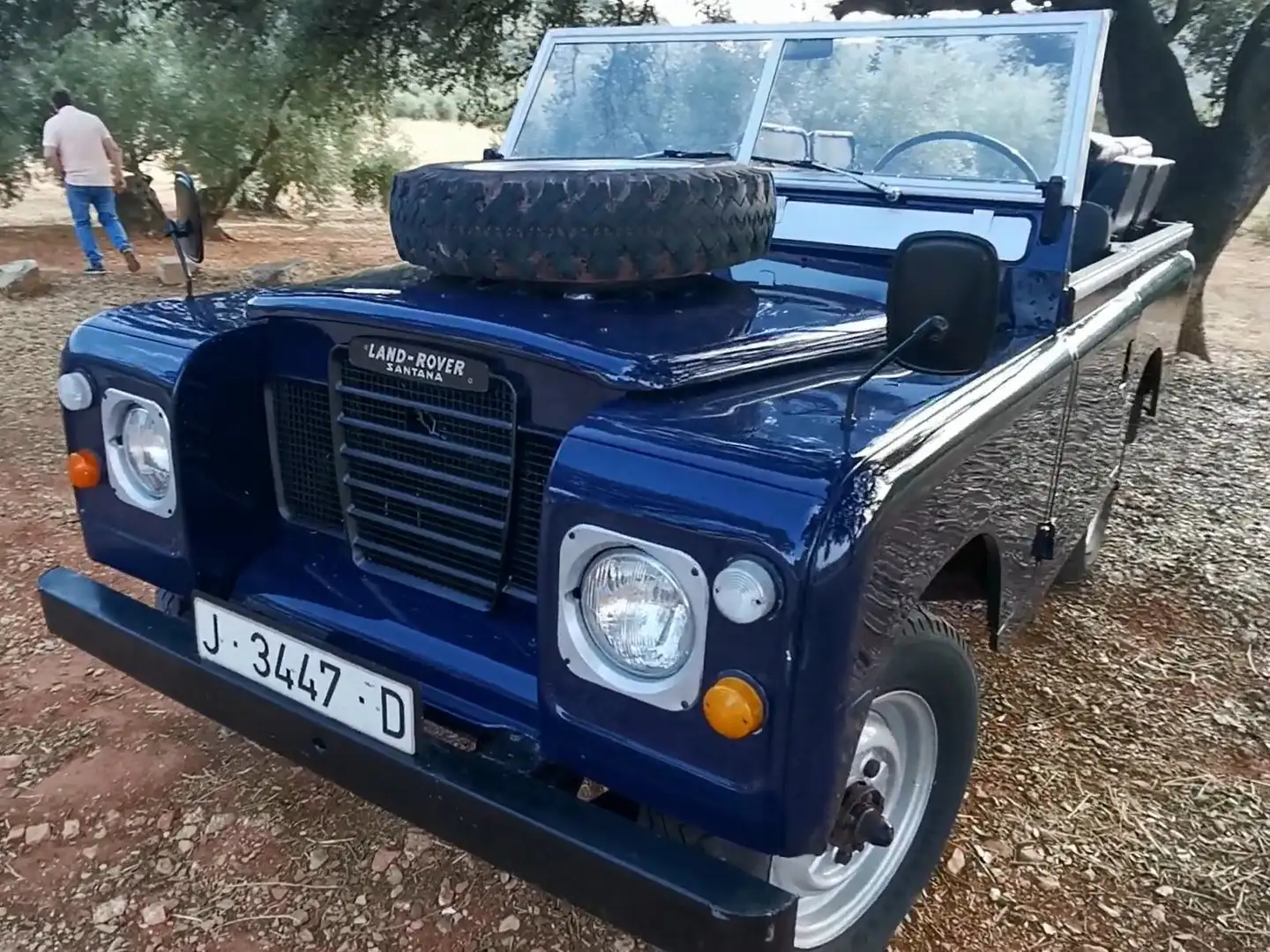 Land Rover Series Bleu - 2