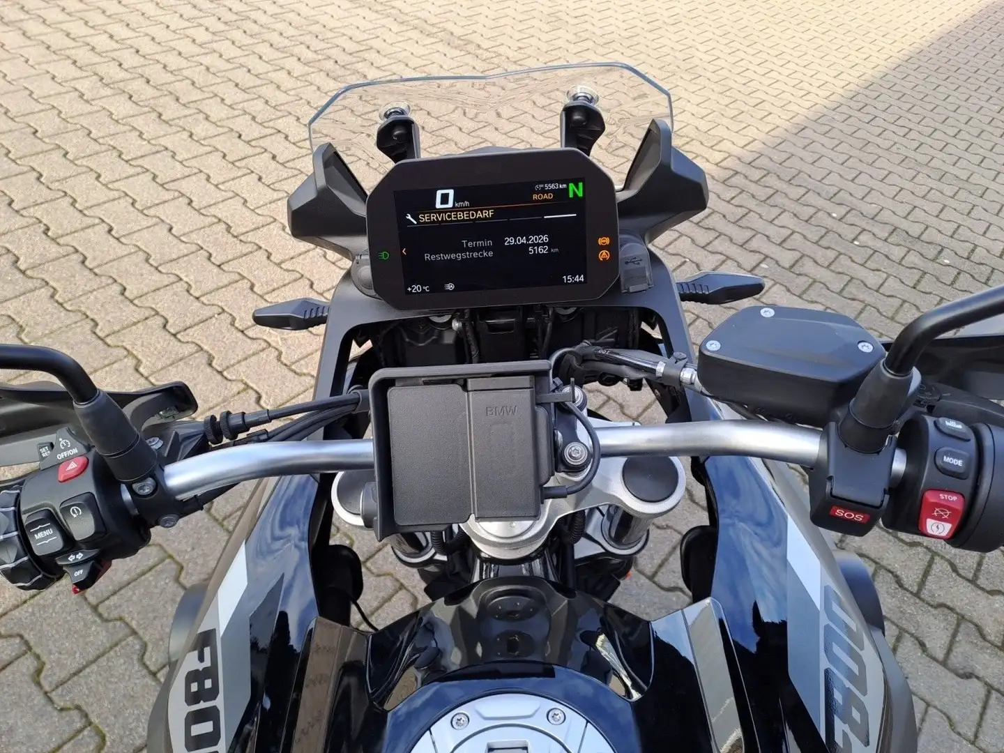 BMW F 800 GS Komfort-Touring-Paket Tieferlegung uvm. Fekete - 2