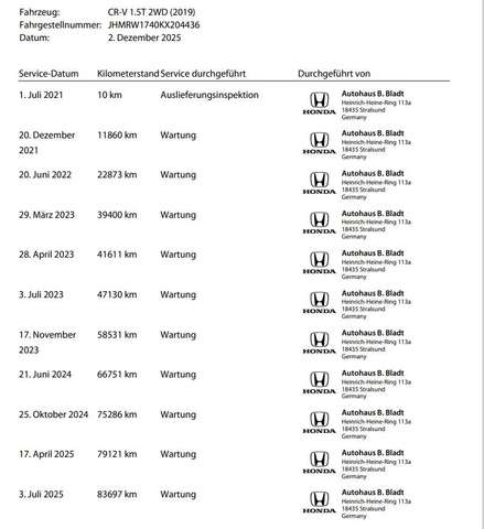 Honda CR-V 1.5 T 2WD Elegance Navi Kamera