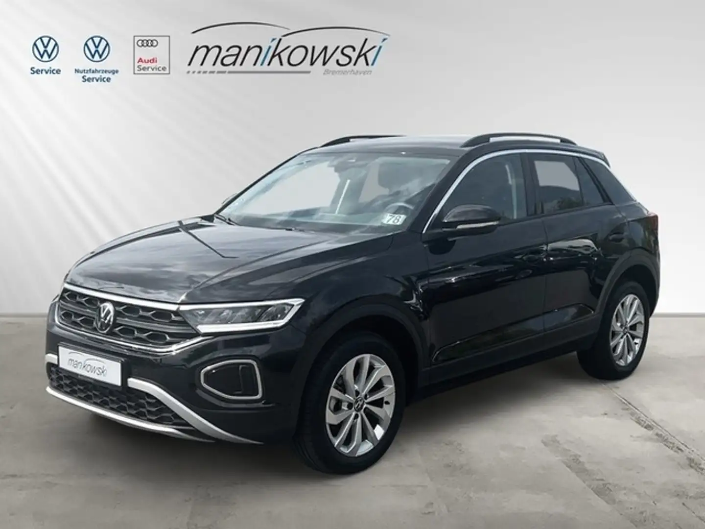Volkswagen T-Roc 1.5 TSI 150 PS DSG *LIFE*LED ACC APP Zwart - 1
