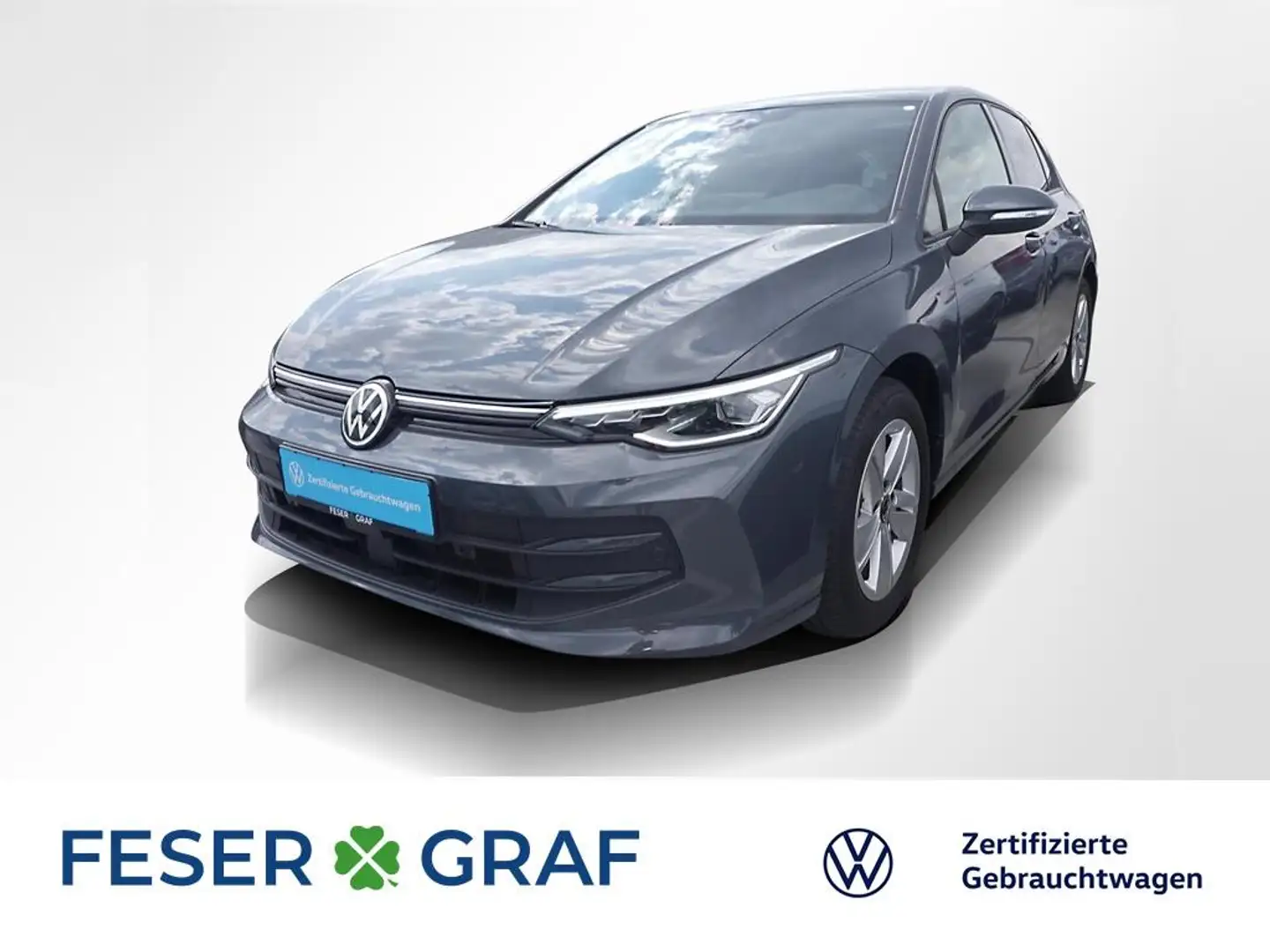 Volkswagen Golf 8 1.5 TSI Life ACC DAB+ LED Navi PDC Sitzh. Grau - 1