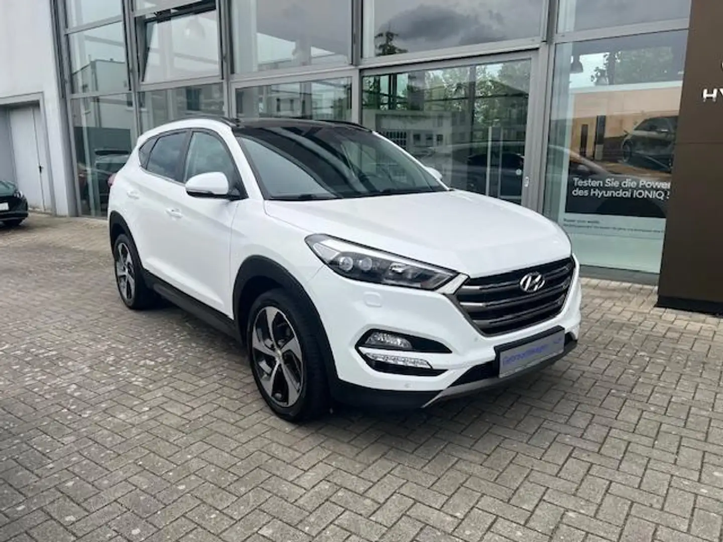 Hyundai TUCSON 1.6 T-GDI Style.LED.PD.Navi.19"LM-Allwetter Blanc - 2