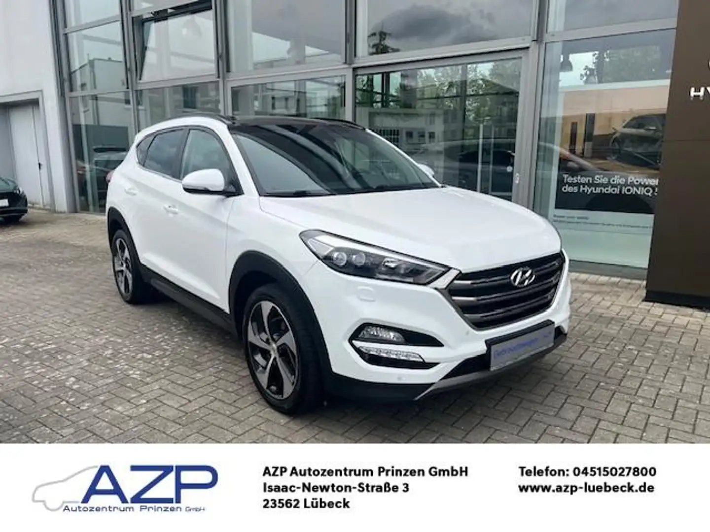 Hyundai TUCSON 1.6 T-GDI Style.LED.PD.Navi.19"LM-Allwetter Blanc - 1