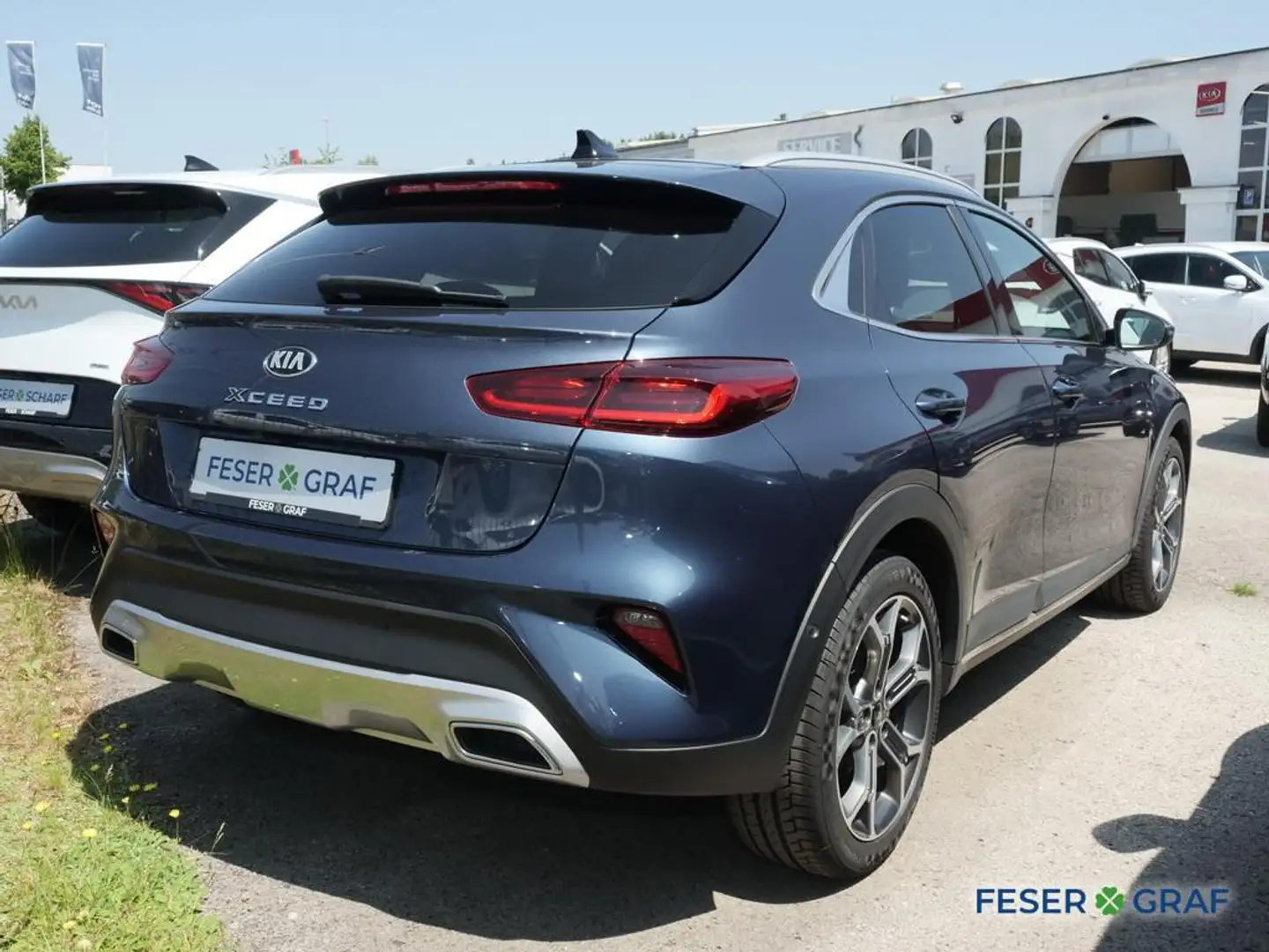 Kia XCeed T-GDI 1.6 Navi Leder Panorama Keyless Bleu - 2
