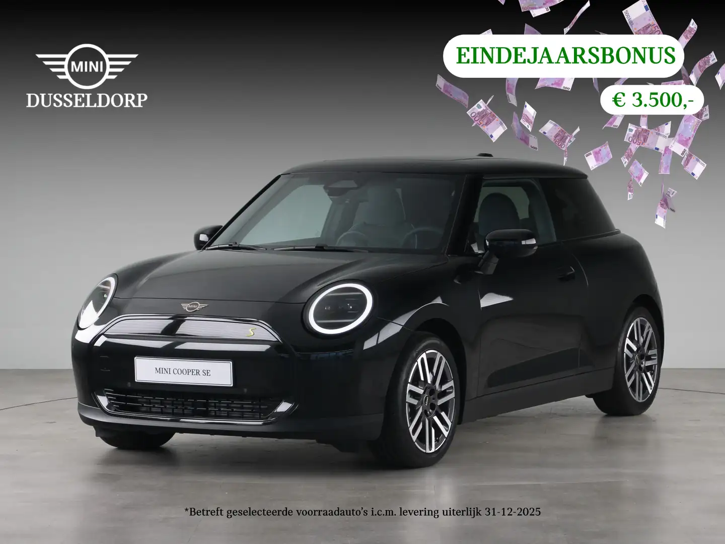 MINI Cooper SE Classic uitvoering Pakket M PRIVATE LEASE EUR 528, Noir - 1