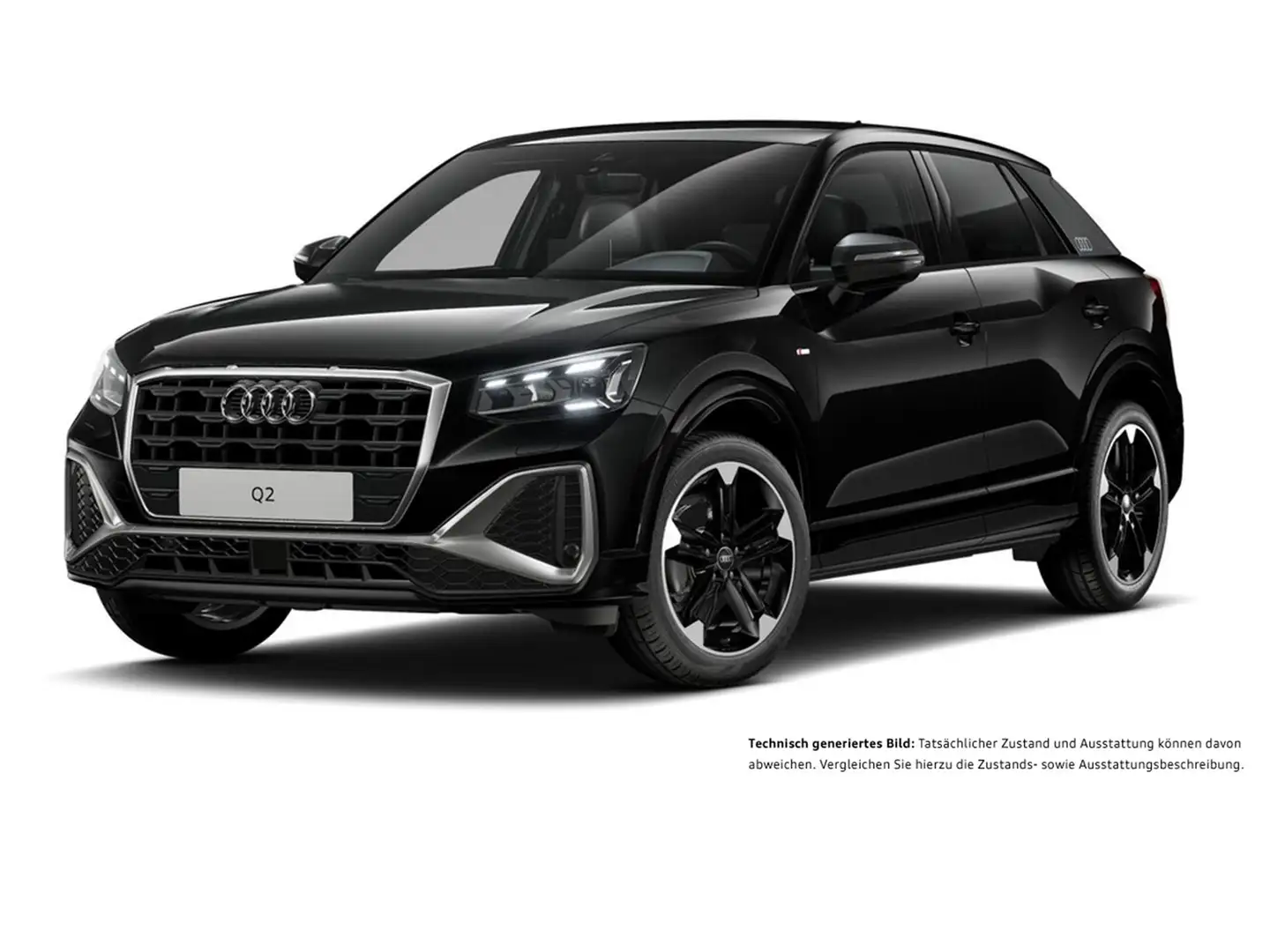 Audi Q2 35 S LINE AHK MATRIXLED VIRTUALCOCKPIT LM18 Schwarz - 2