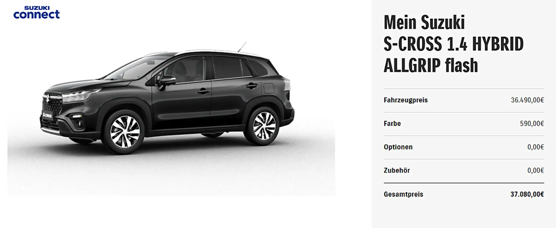 Suzuki S-Cross 1,4 Hybrid ALLGRIP flash Schwarz - 1