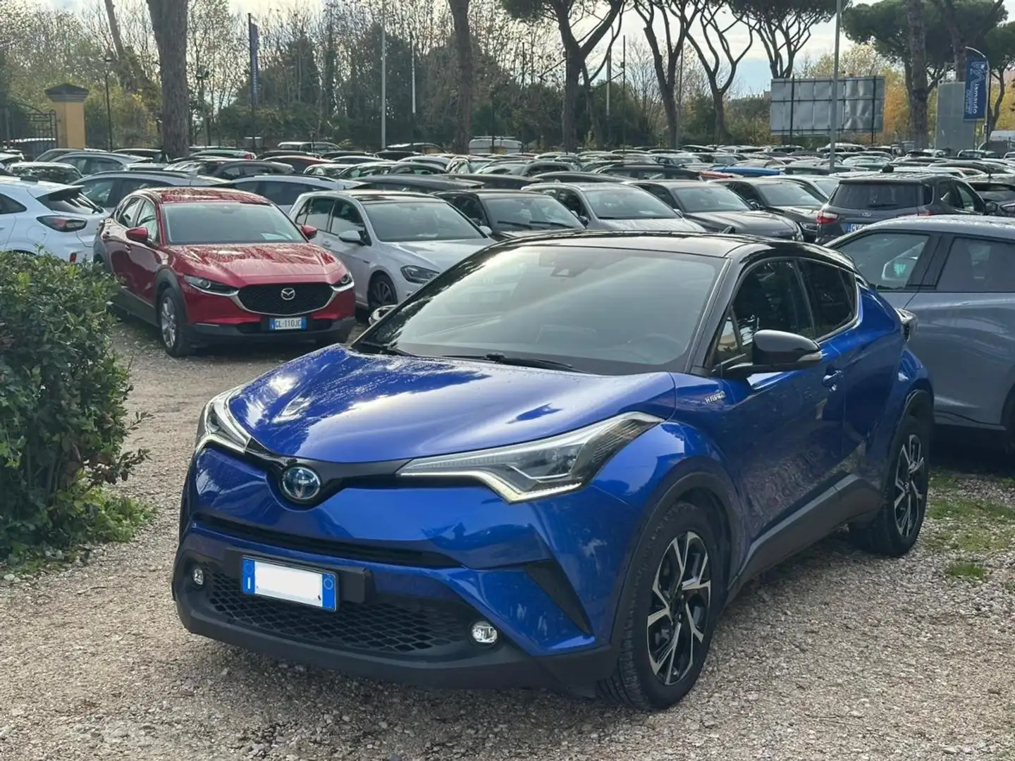 Toyota C-HR 1.8h SPORT TREND 122cv(98cv) TELECAM CRUISE Bleu - 2