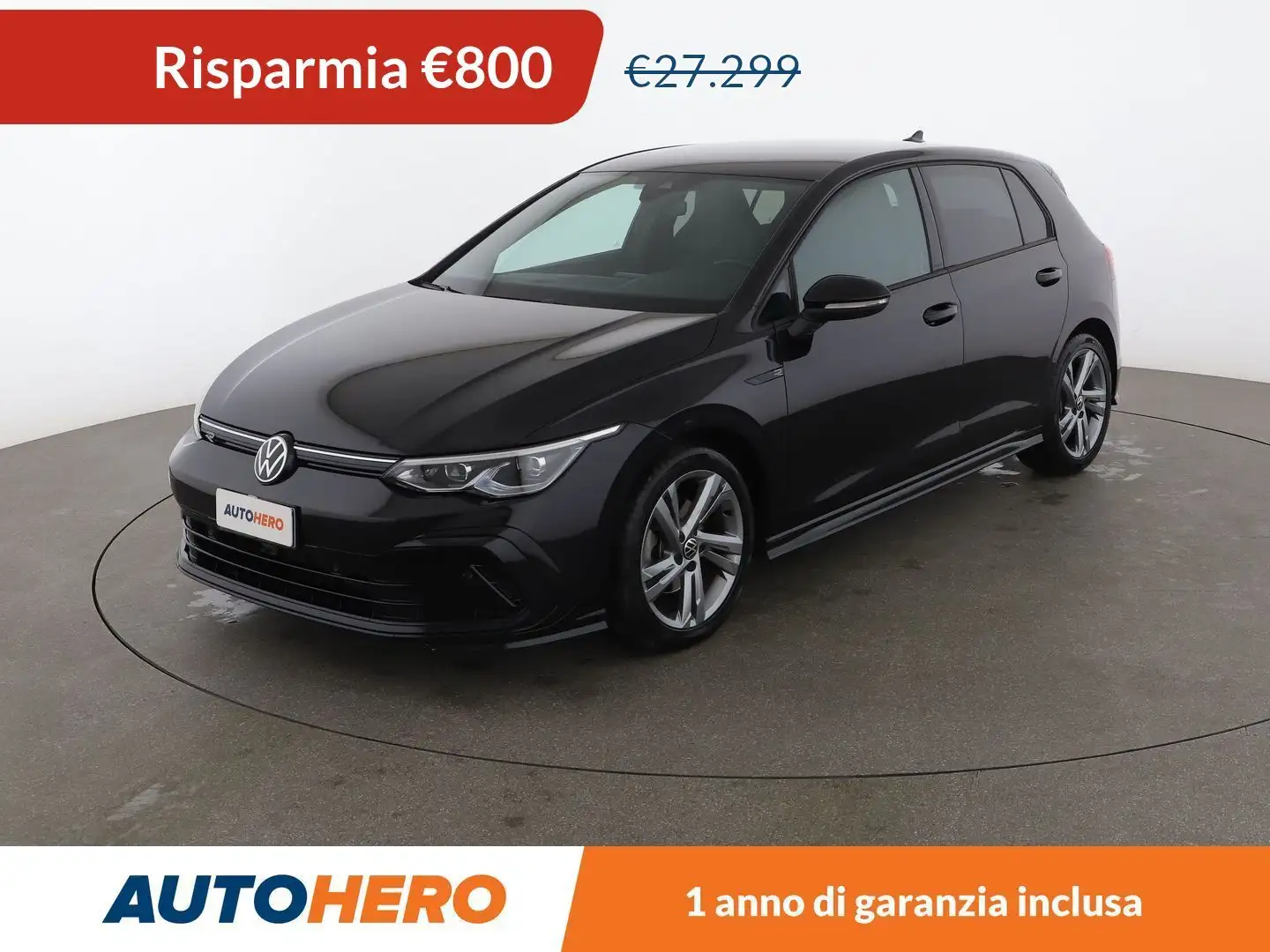 Volkswagen Golf 1.5 eTSI ACT R-Line 150 CV DSG MHEV Noir - 1