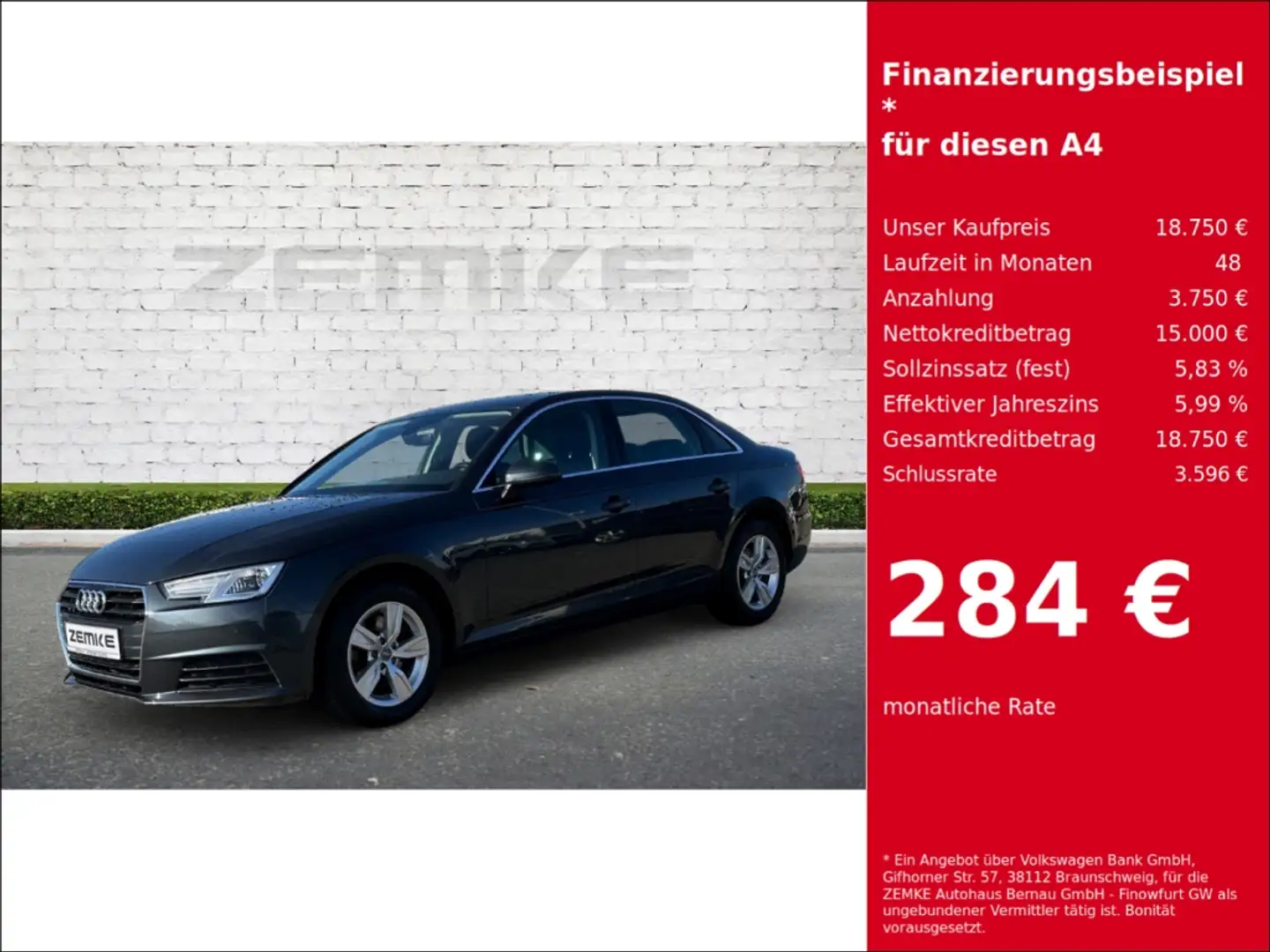 Audi A4 1.4 TFSI S-tronic Bi-Xenon Sperrdiff. El. Heckklap Šedá - 1