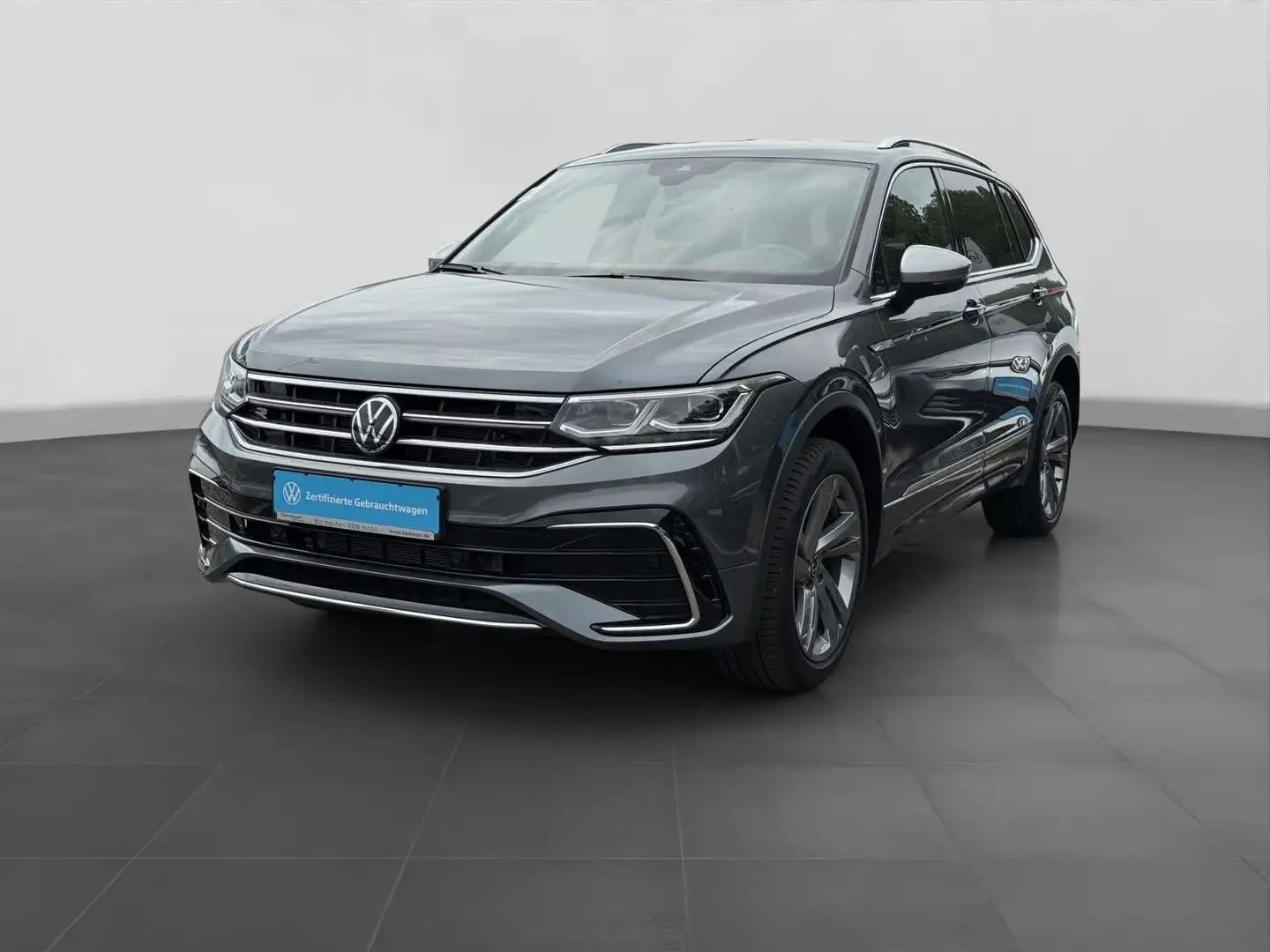 Volkswagen Tiguan Allspace 2.0 TDI DSG R-LINE 7S LEDER AHK Grau - 2