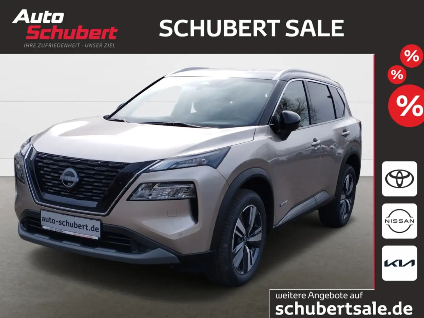 Nissan X-Trail 1.5 e-Power VCT 4x2 N-Connecta Navi 360 Kamera LED Zilver - 1