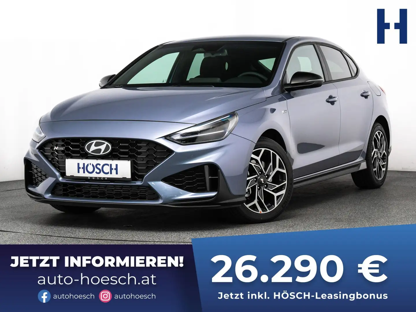 Hyundai i30 Fastback N Line 1.0 Aut. Facelift ++ Blau - 1