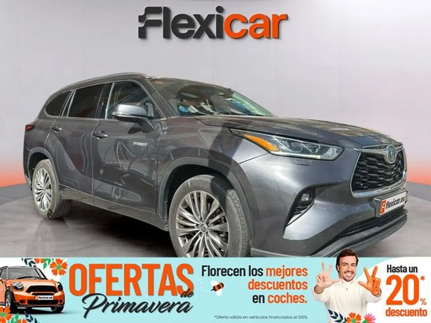 Toyota Highlander 2.5 Advance P. Esp. Techo Panorámico Gris - 1