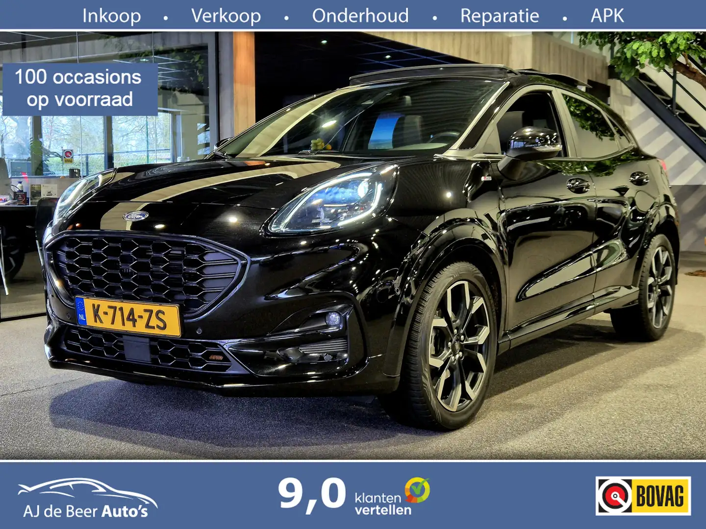 Ford Puma 155pk Hybrid ST-Line X Panorama | Camera | B&O sou Schwarz - 1