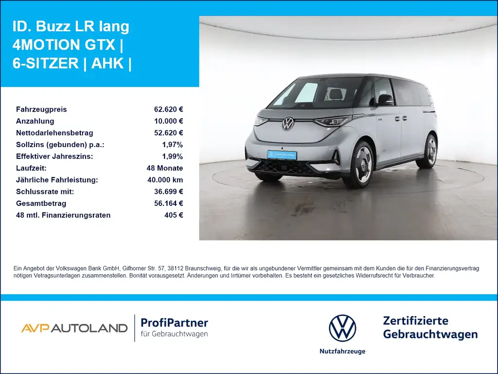 LR lang 4MOTION GTX | 6-SITZER | AHK |