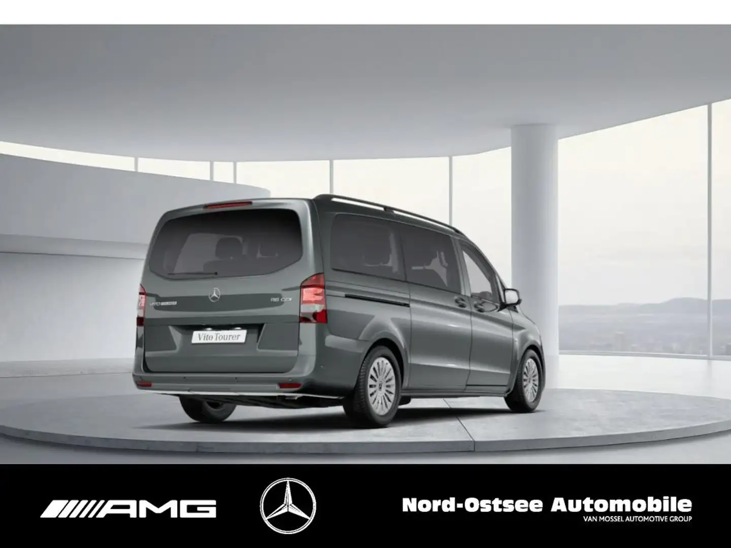 Mercedes-Benz Vito 116 TOURER NEUES MODELL KAMERA NAVI TEMPO Gris - 2