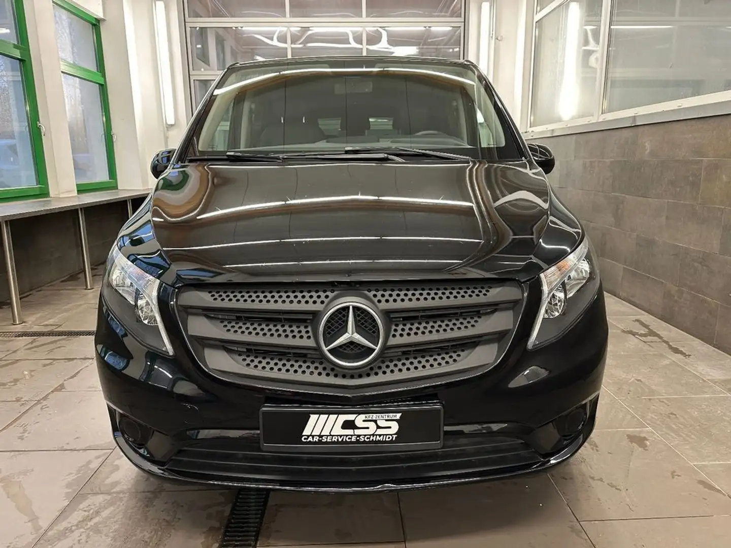 Mercedes-Benz Vito Mixto lang 6 Sitze NAVI LEDER KAMERA TEMPOM Fekete - 2