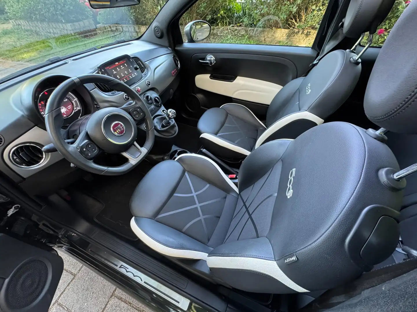 Fiat 500C 1.2 Sport |APL|Cruise|Cabrio Černá - 2