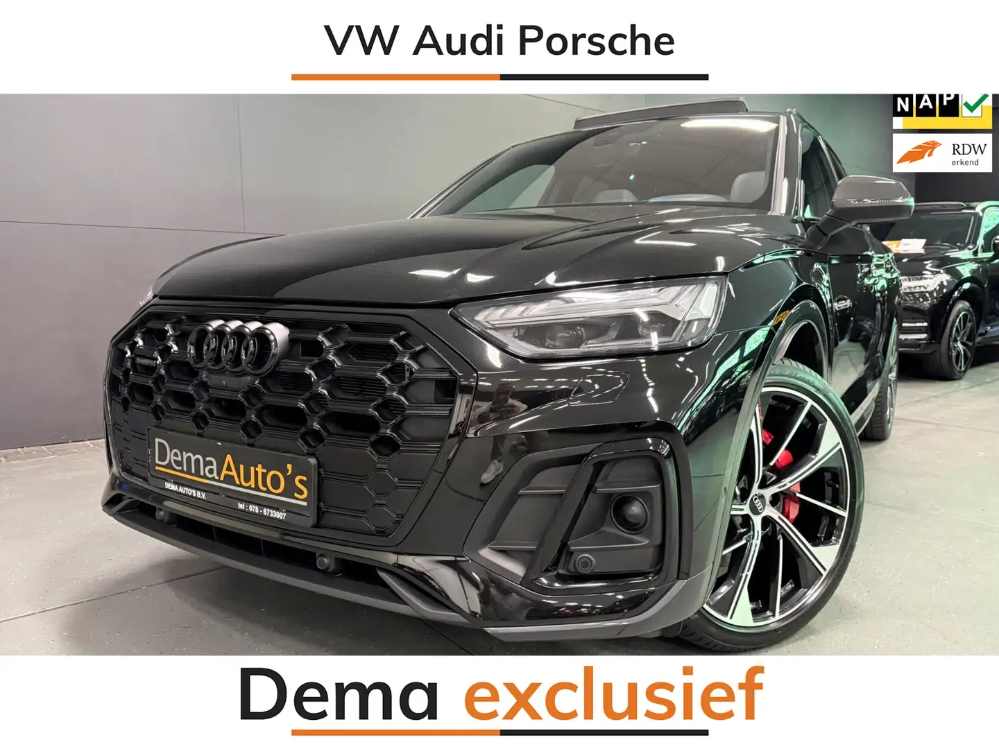 Audi Q5 55 TFSI e SQ5 367PK 3XS-LINE RS-LEDER PANO/H-UP/B& Negro - 1