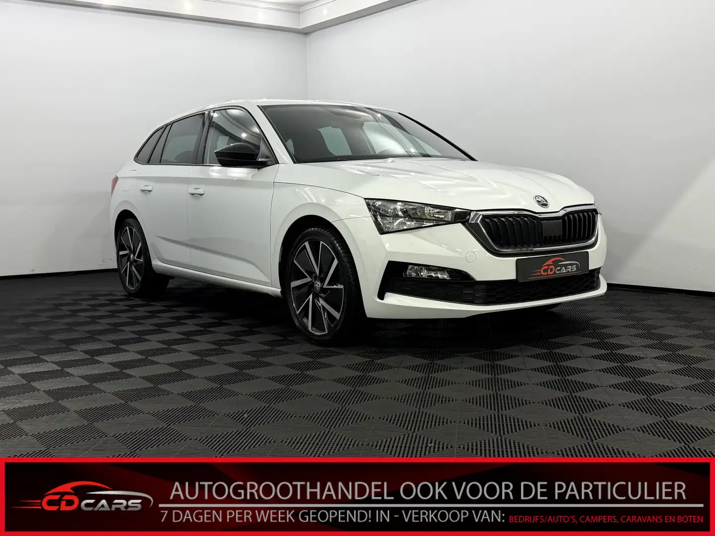 Skoda Scala 1.5 TSI Sport Business Apple carplay, Parkeersenso Blanc - 1