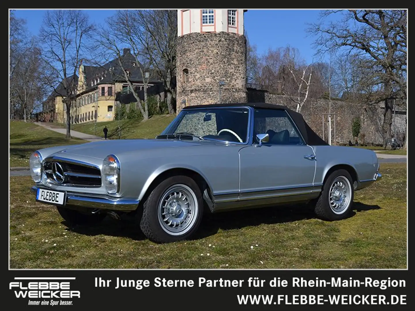 Mercedes-Benz 280 SL (W 113) Pagode NEUAUFBAU ZUSTANDSNOTE 1 Silber - 1