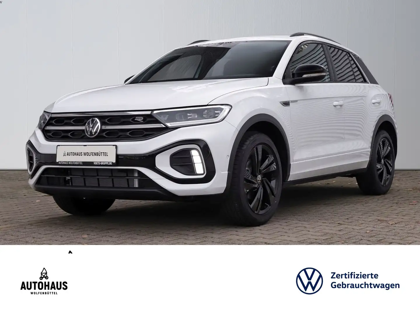 Volkswagen T-Roc R-Line 1.5 TSI DSG AHK KAMERA NAV STANDH Weiß - 1