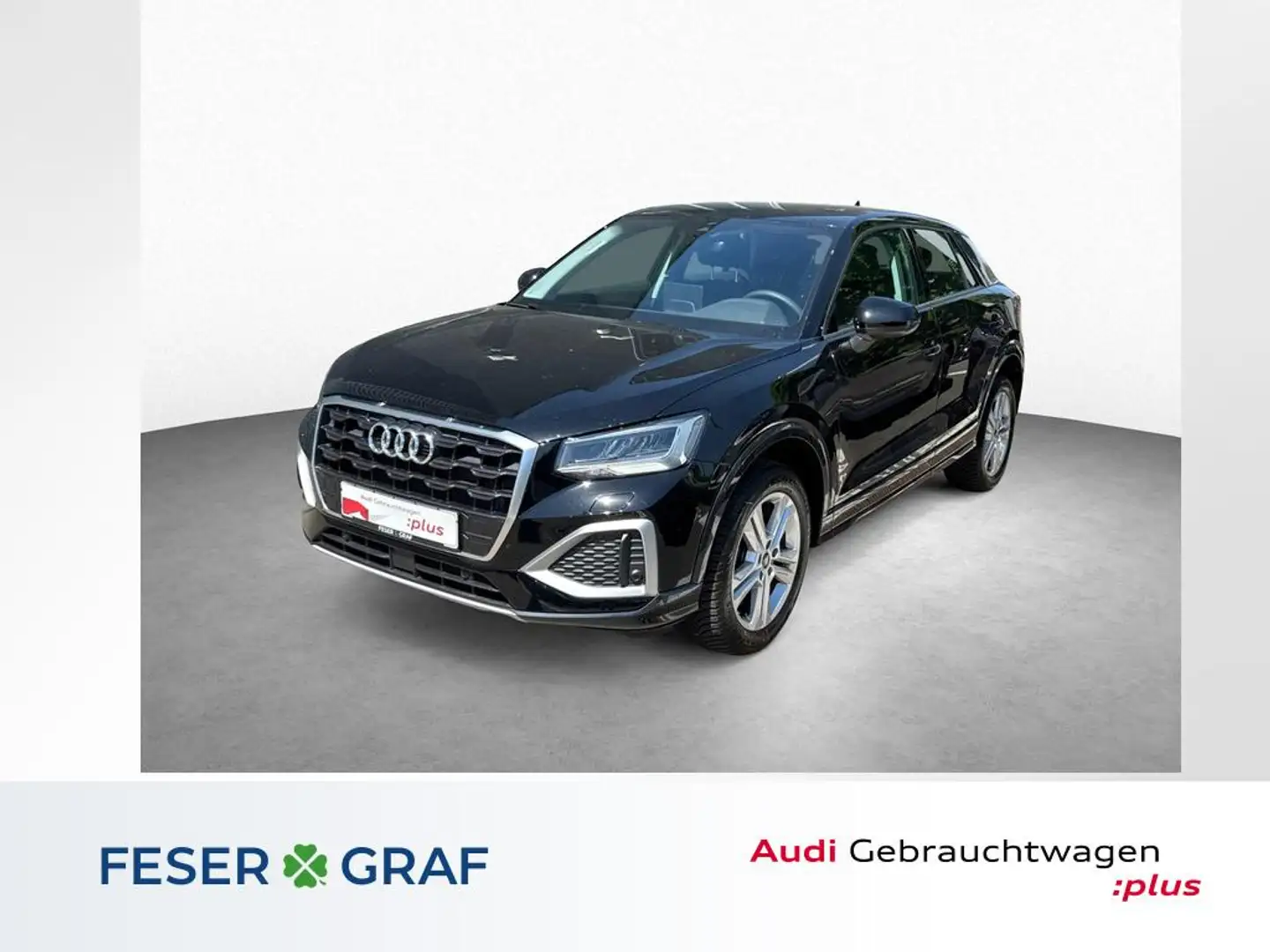 Audi Q2 Advanced 35 TFSI S tronic-Kamera-Navi-LED Schwarz - 1