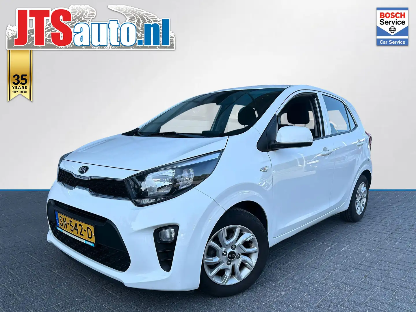 Kia Picanto 1.0 CVVT 67pk, Carplay Camera, Navi, Lmv Weiß - 1