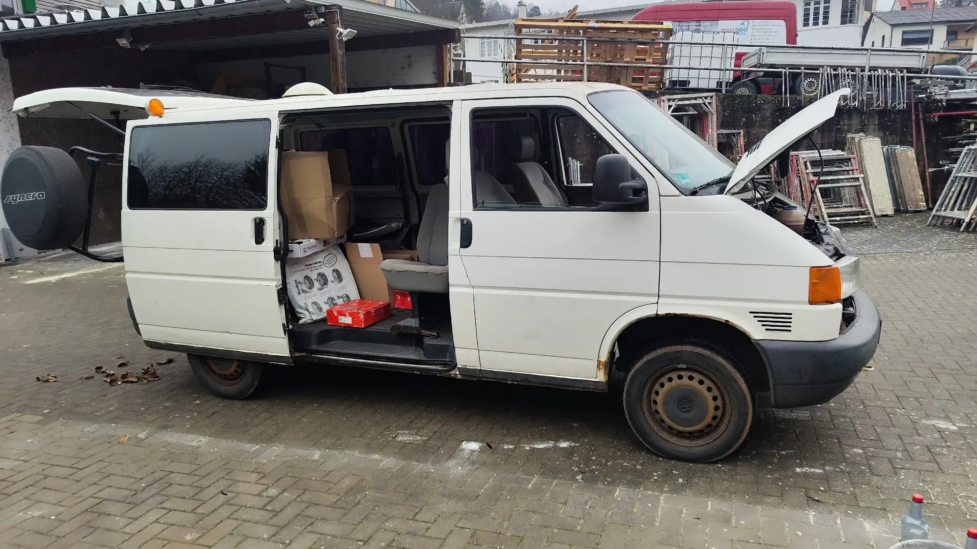 Volkswagen T4 Kombi Syncro Polizei BGS Hundestaffel 2x Schiebetüren Weiß - 1