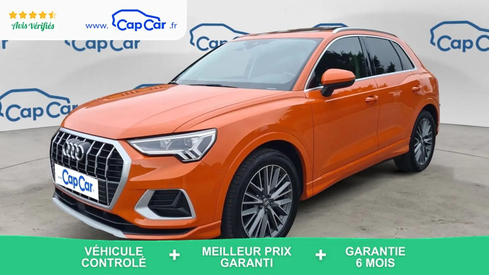 Audi Q3 35 TFSI 150 Design Luxe - Toit ouvrant Orange - 1