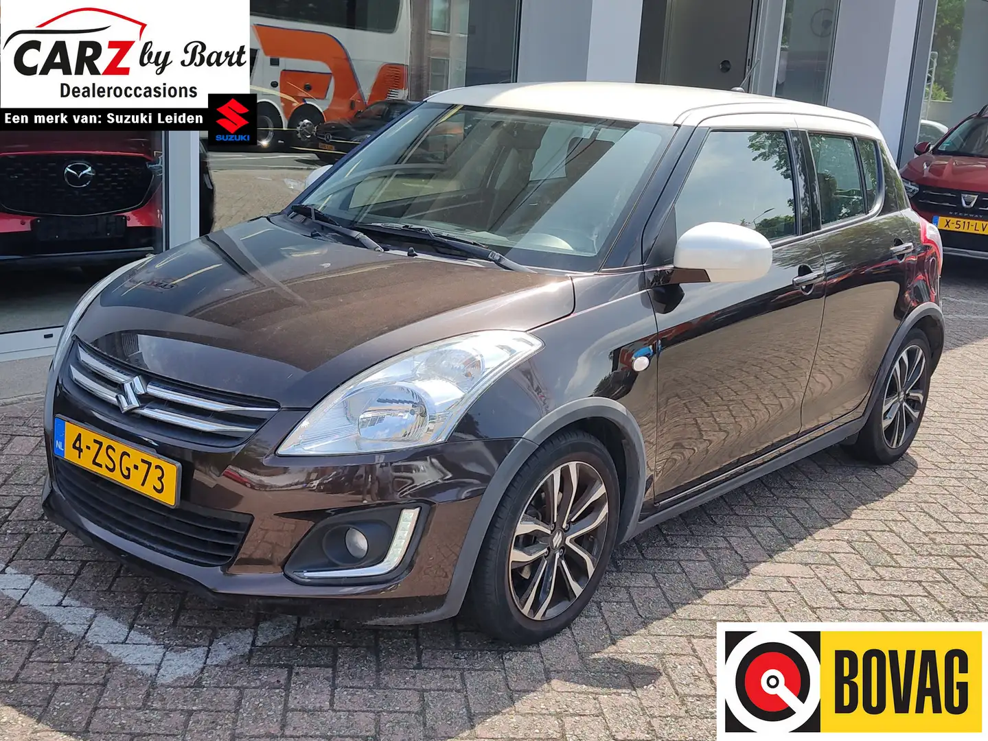 Suzuki Swift 1.2 STYLE EASSS Leder | Navigatie | Cruise Control Bruin - 1