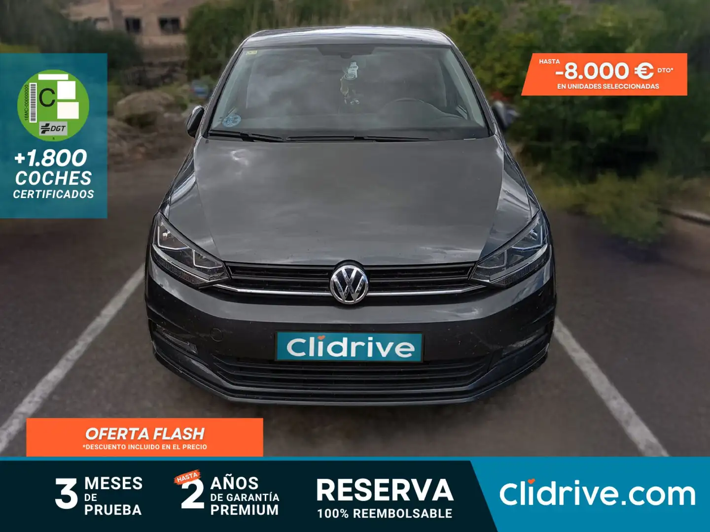 Volkswagen Touran 1.6TDI CR BMT Advance 85kW Nero - 1