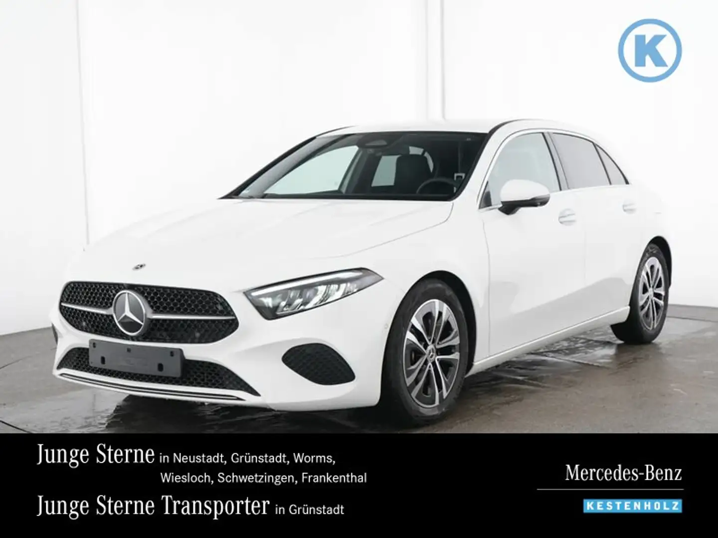 Mercedes-Benz A 180 A 180 PROGRESSIVE+VOR-DISTR+360+AMBI+LENKHZ+TWA+ Blanc - 1