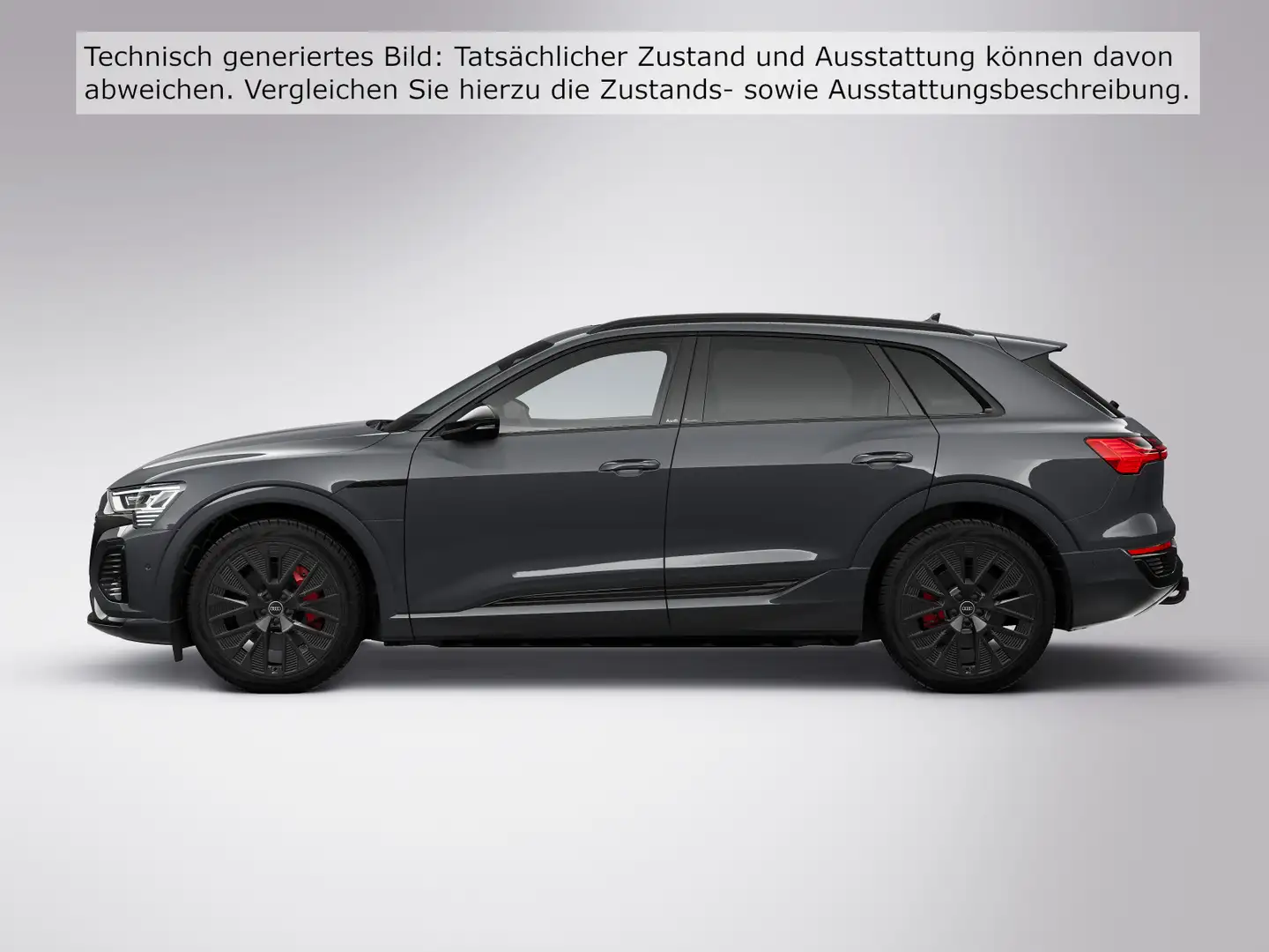 Audi Q8 e-tron 55 quattro S-Line 2x, AHK, Pano, HUD, Grau - 2